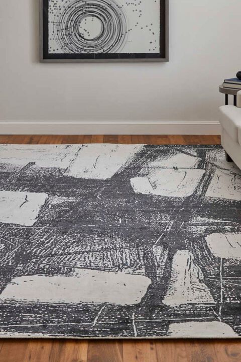 Coda 8927F Black/White 2' x 3' Rug