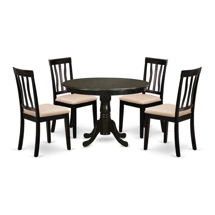 5 Pc Kitchen Table set-Dining Table and 4 Dinette Chairs.