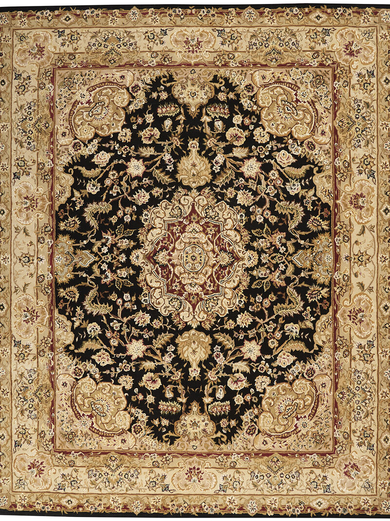 Nourison 2000 2028 Black 7'9" x 9'9" Rug image number 0
