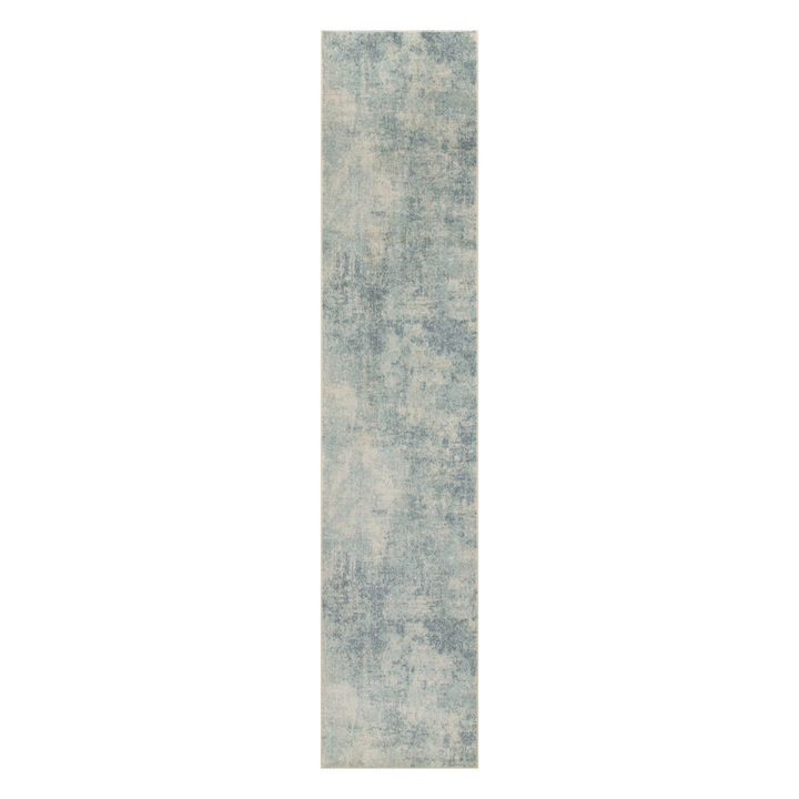 HomeRoots Abstract Washable Runner Rug