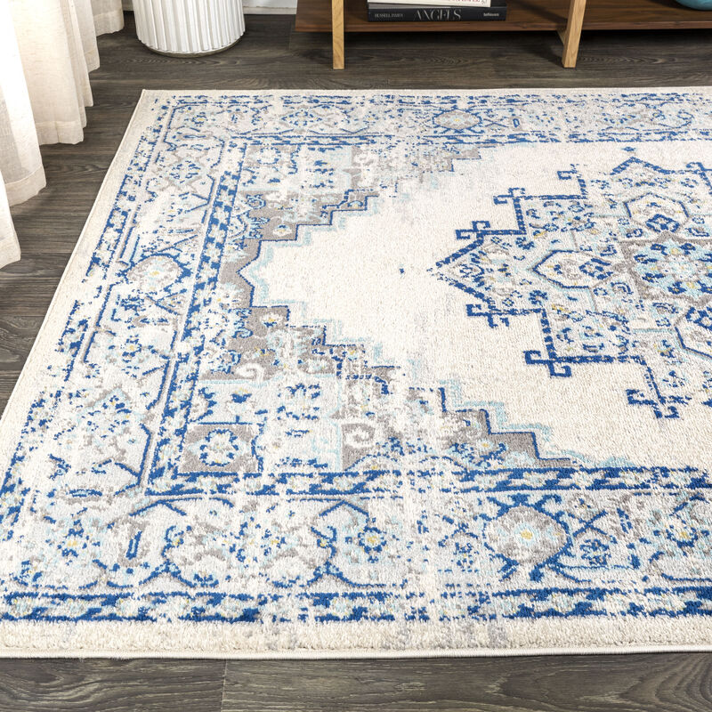 Inigo Cottage Medallion Area Rug