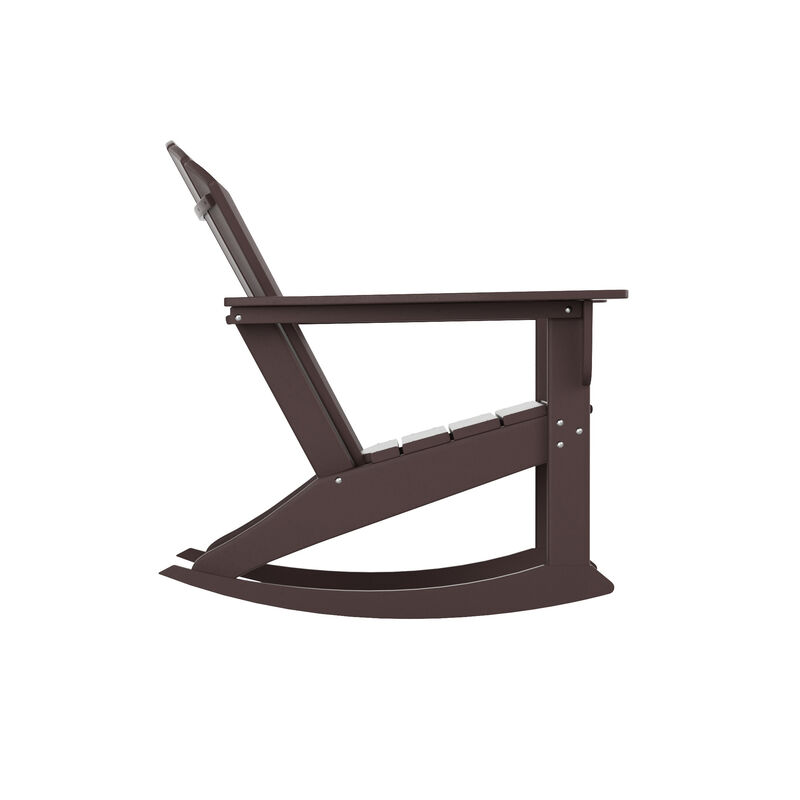 WestinTrends Outdoor Patio Adirondack Rocking Chair