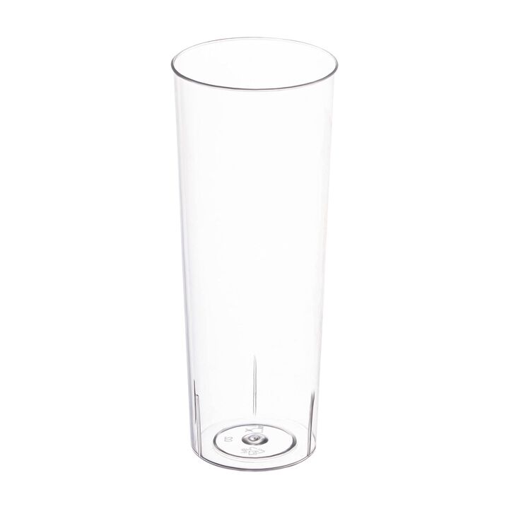 10 oz. Clear Round High Ball Plastic Cups (250 Cups)