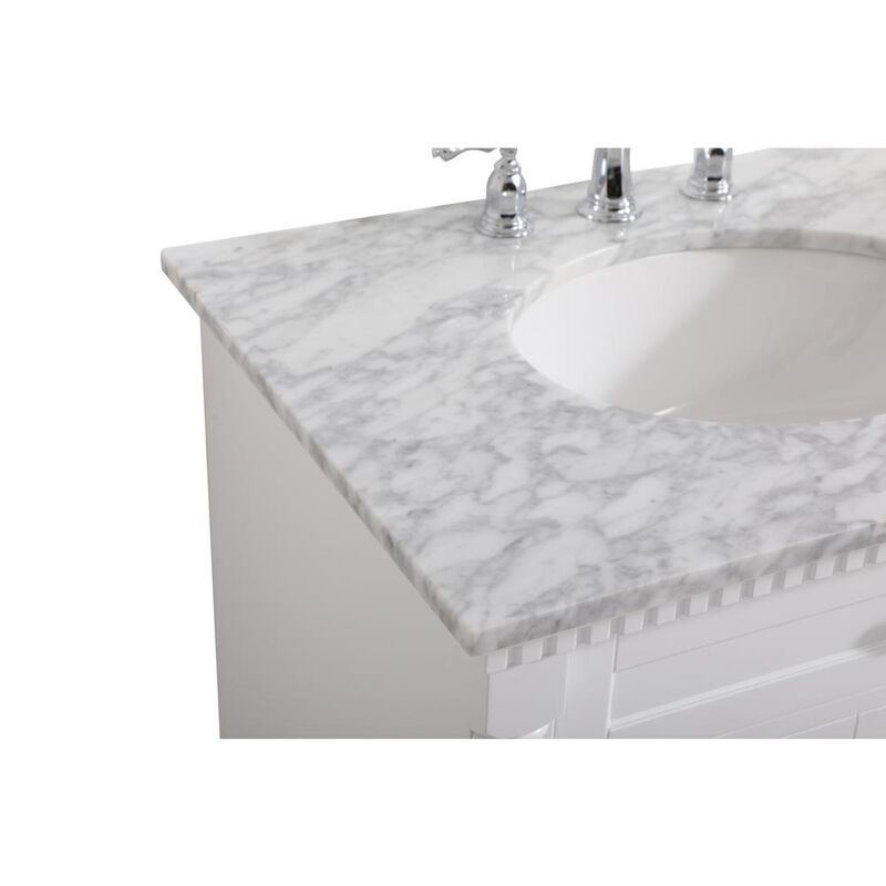 Elegant Kitchen and Bath 30 inch Single bathroom vanity in  White