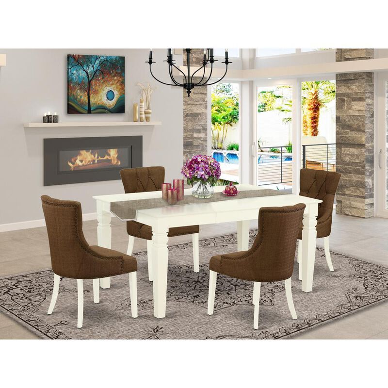Dining Room Set Linen White