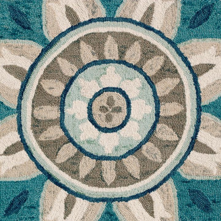 LR Home Dazzle Wool Area Rug Indoor