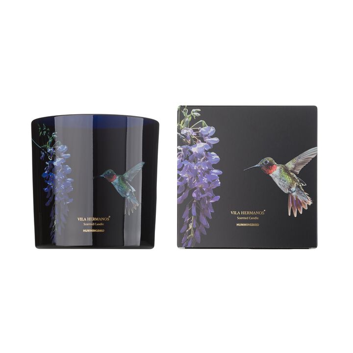 Candle in Jar JUNGLETOPIA COLIBRI HUMMINGBIRD 650gr 4.92 diam. X 4.92 in
