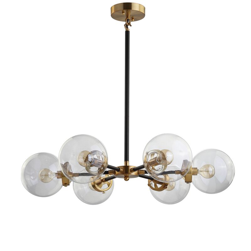 Caleb Brass Cluster Pendant
