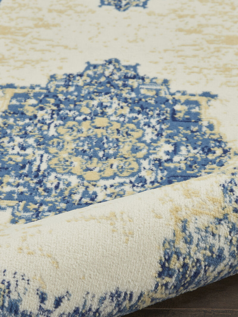 Grafix GRF14 White 2'3" x 7'6" Rug