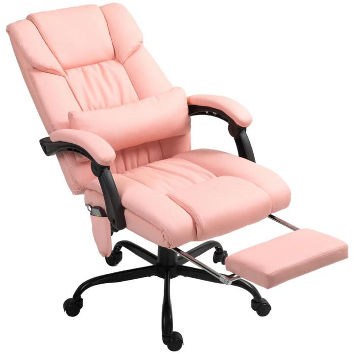 Hivvago Reclining Office Chair with 6-Point Vibration Massage
