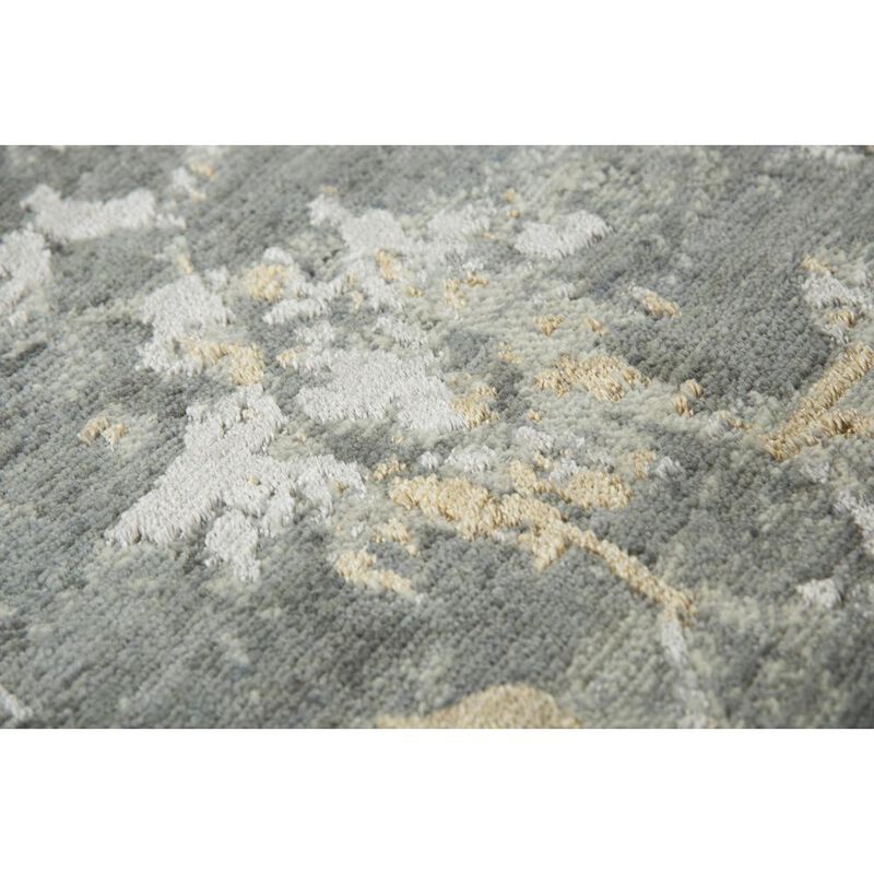 Hybrid Cut Pile Wool/ Tencel Rug, 10' x 13'