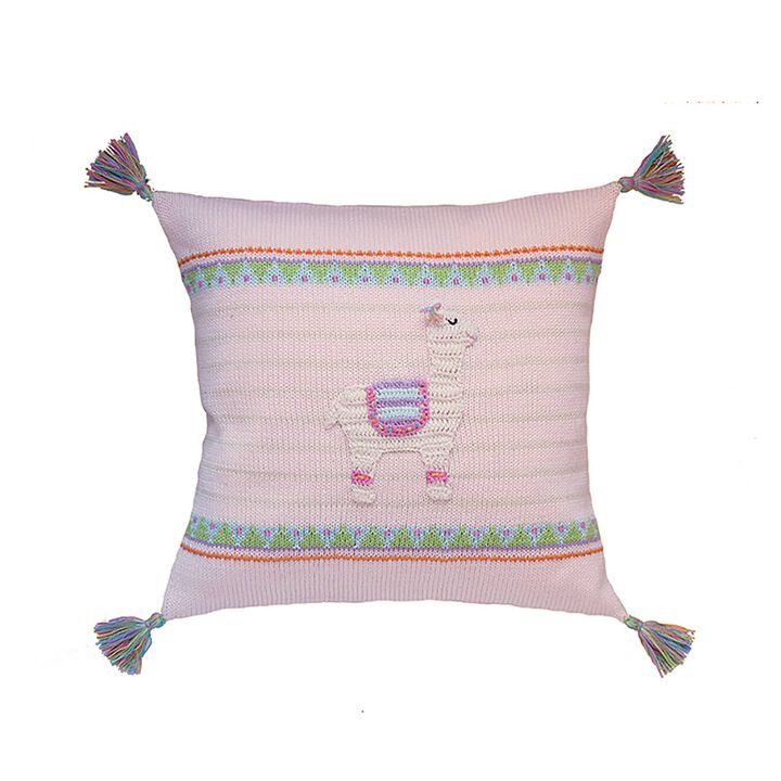 12" Llama Throw Pillow
