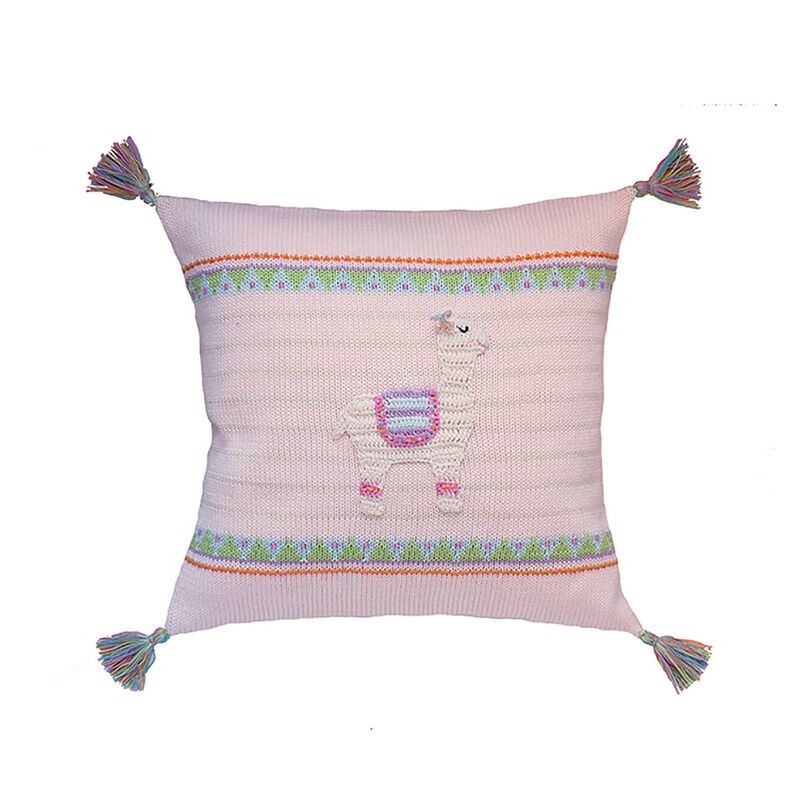 12" Llama Throw Pillow image number 0