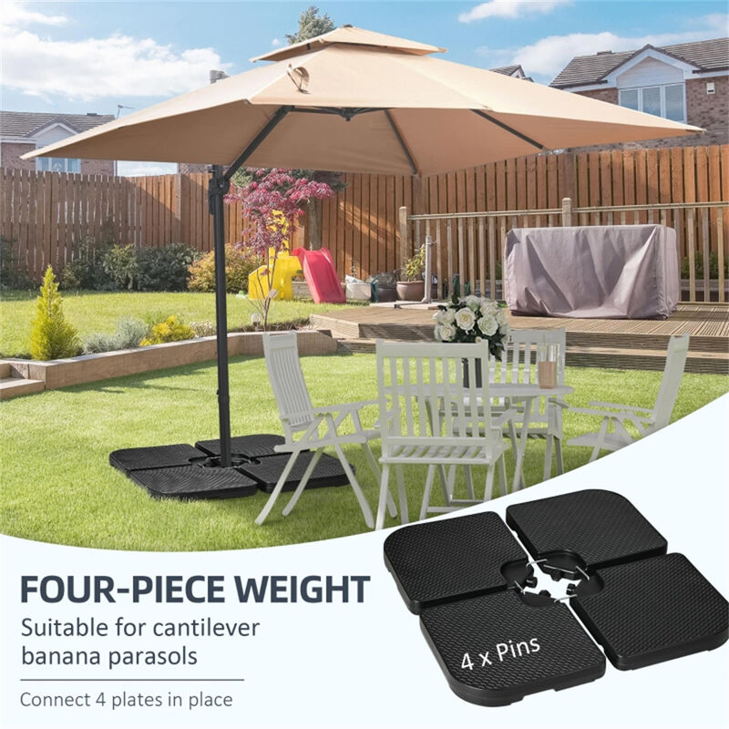 Heavy Duty Umbrella Base Stand for Patio, Garden, or Poolside