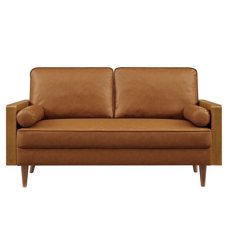 Kellan Vegan Leather Loveseat image number 5