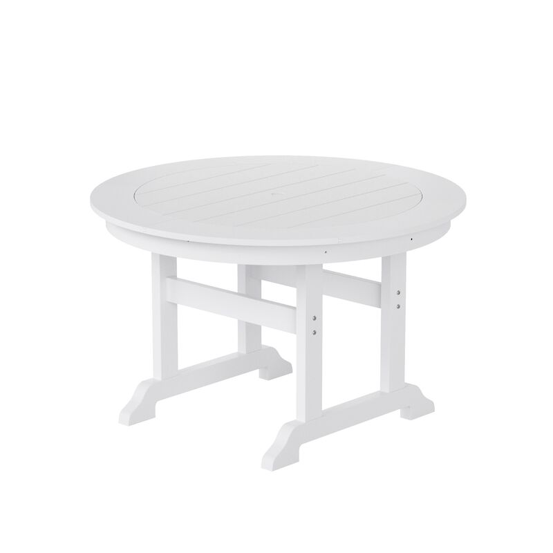 WestinTrends 47" Round Outdoor Patio Dining Table