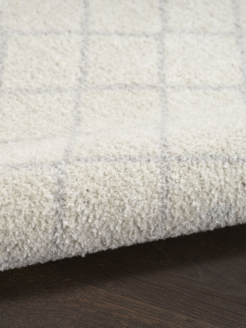 Astra Machine Washable ASW10 Ivory 7'10" Round Rug