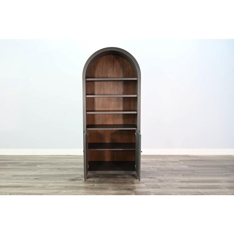 Sunny Designs Arched Display Cabinet with Doors