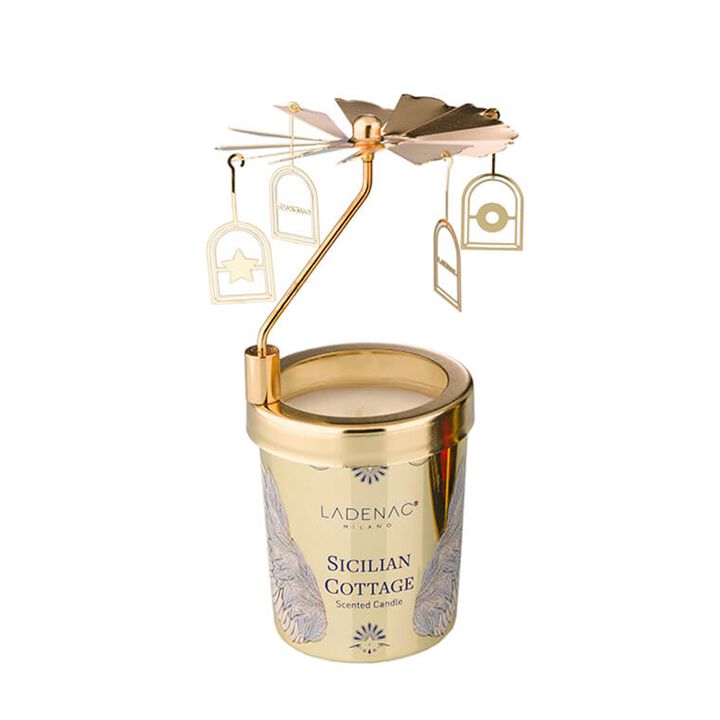 Candle in Jar SICILIAN COTTAGE 75gr with Carrousel 3.54 diam. x 3.94 in