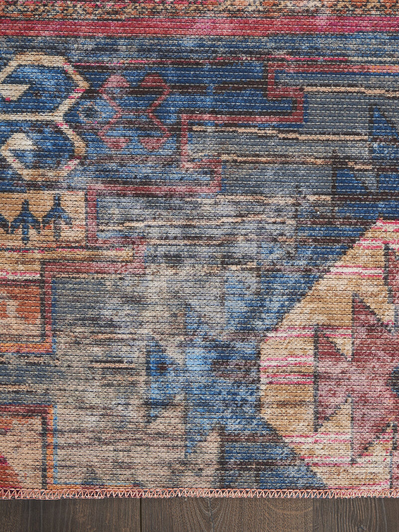 Machine Washable Series 1 SR106 Multicolor 2'2" x 8' Rug