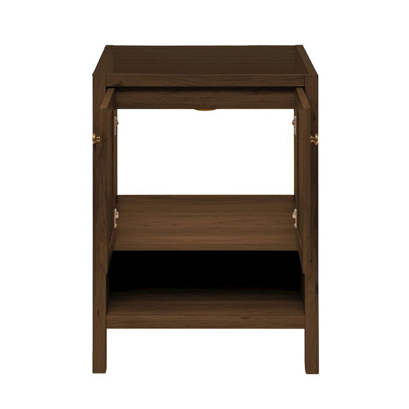 Chateau 24" Freestanding Bathroom Vanity Cabinet without Top in Brown Oak image number 3