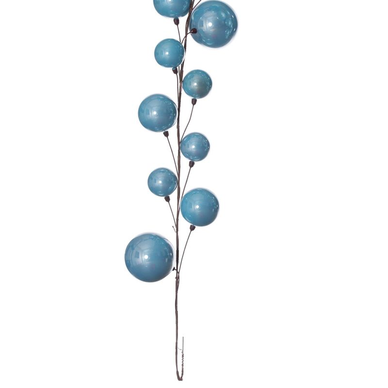 Vickerman 10' Baby Blue Pearl Branch Ball Wire . image number 3
