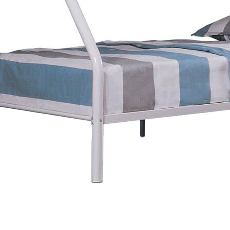 Fegy Bunk Bed with Ladder and Rails, Metal Frame image number 4