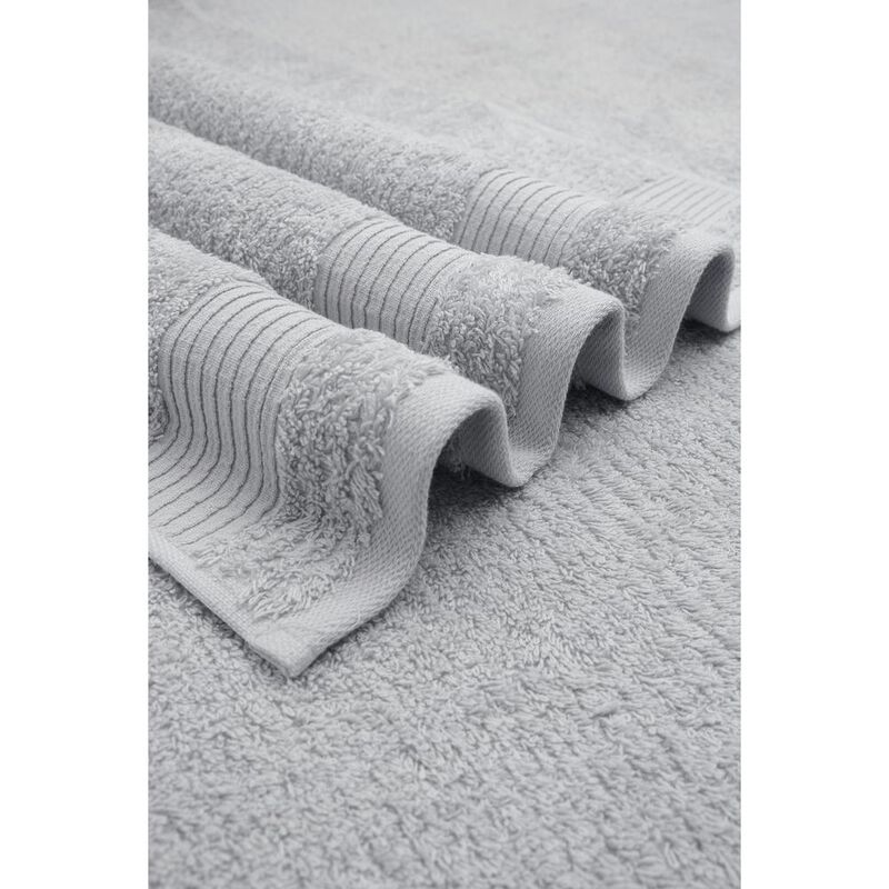 Chic Home Luxurious 3-Piece Super Soft Pure Turkish Cotton Bath Towels Set 30" x 60" Grey