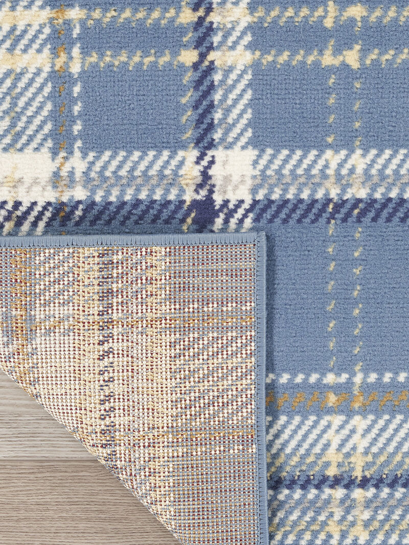 Grafix GRF03 Blue 2'3" x 7'6" Rug image number 2