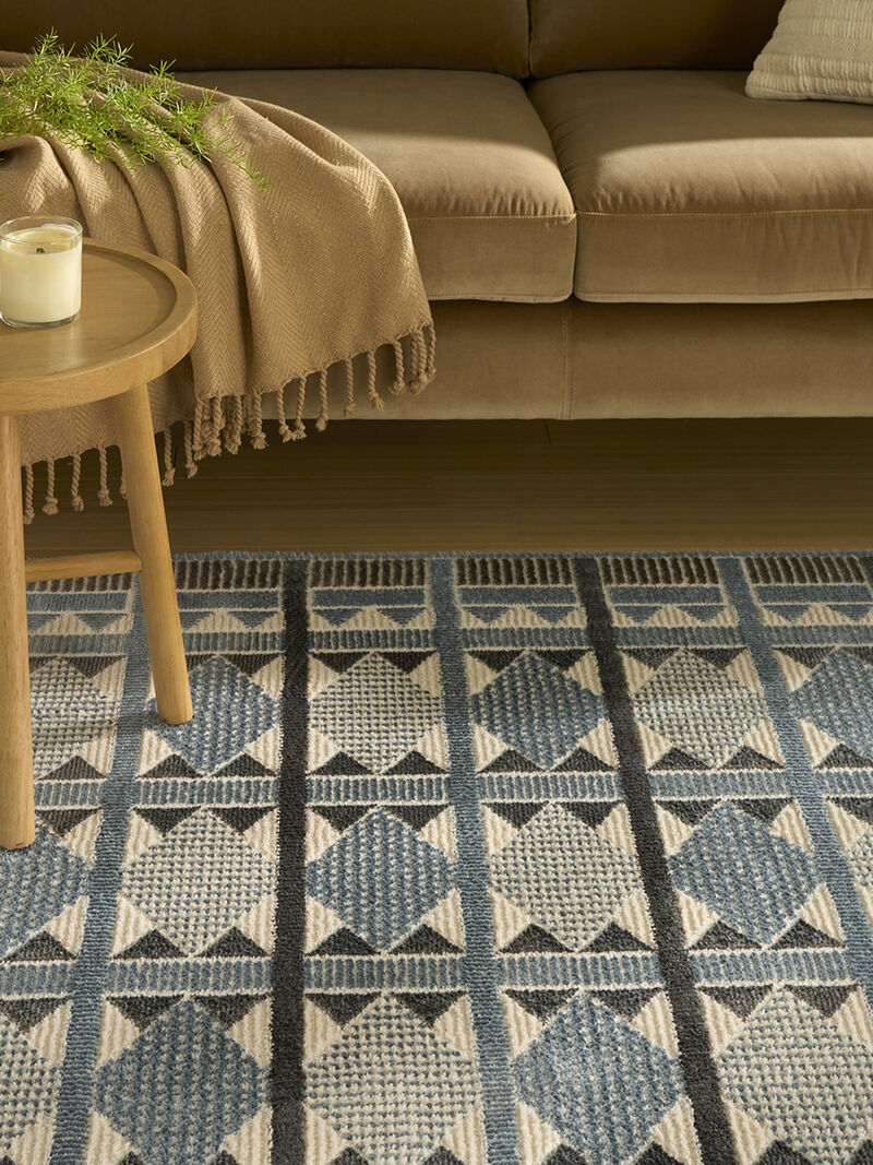 Nordic NRC06 Blue 4' x 6' Rug