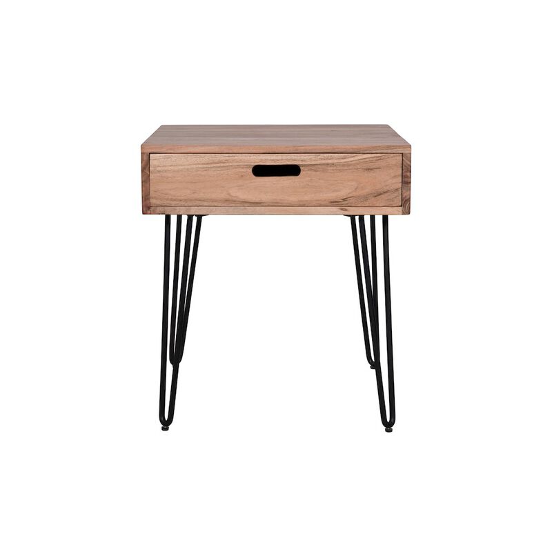 Jofran Rollins Solid Acacia End Table