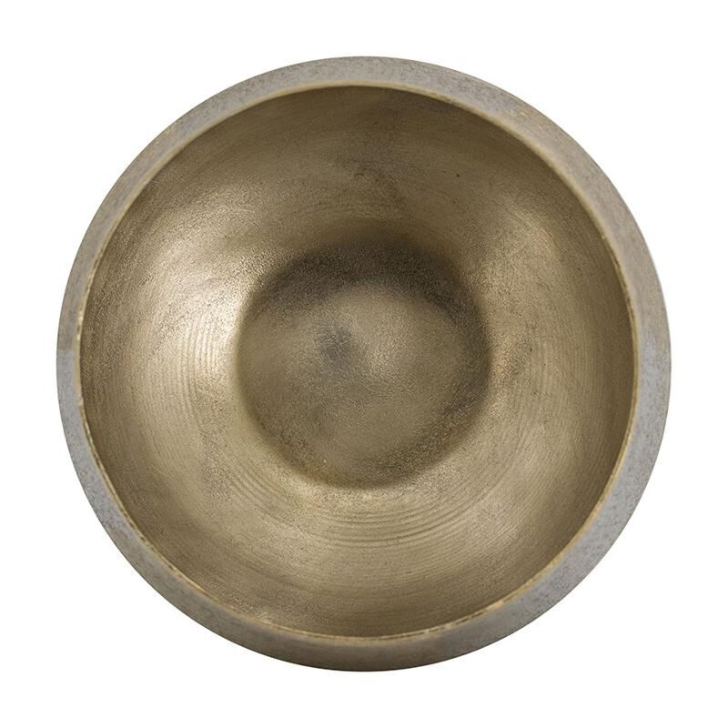 HomeRoots Set of Two Gold Aluminum Round Table Vases image number 2