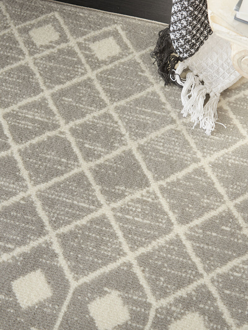 Grafix GRF37 Gray 6' x 9' Rug