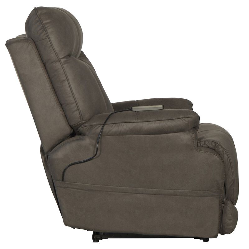 Catnapper Anders Power Lay Flat Recliner with Power Headrest, Power Lumbar, Heat & Massage