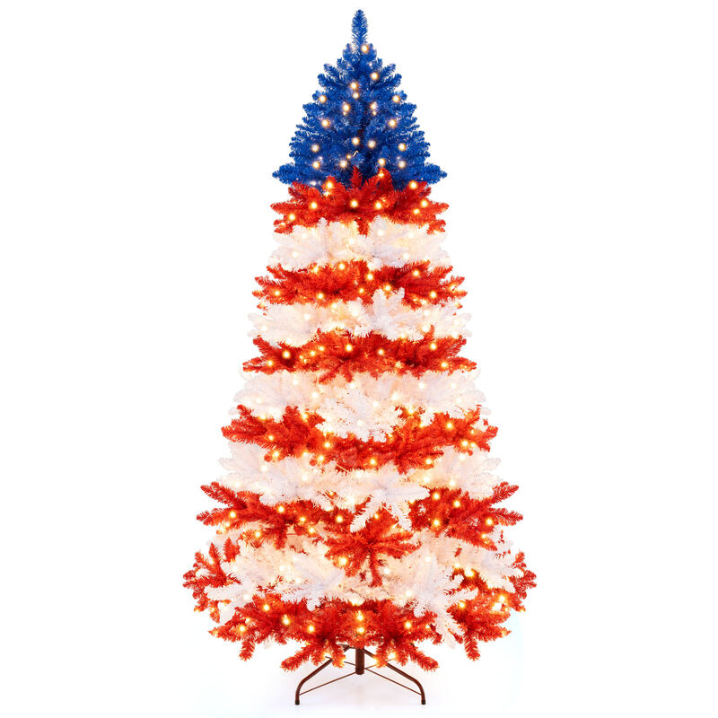 Artificial Christmas Tree with Warm White LED Lights image number 6
