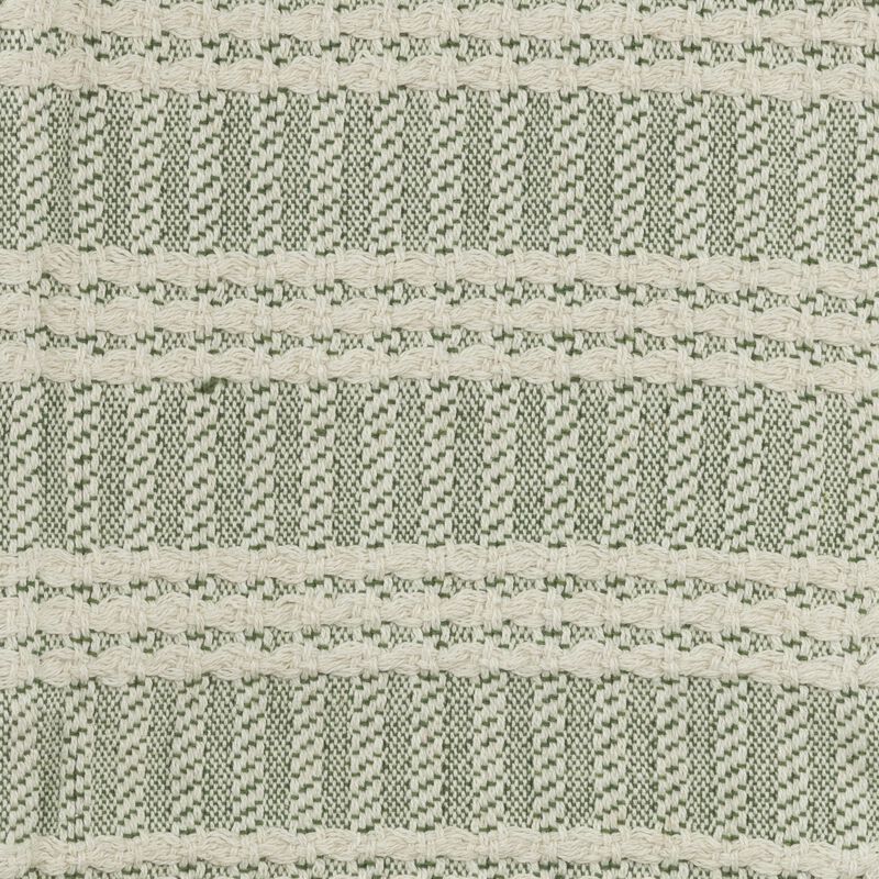 Green/Natural 50" x 60" Throw Blanket