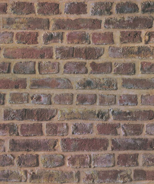 The Bricks And More Brickshire Residents Motif Beige Wallpaper BB51114
