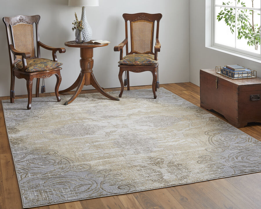 Celene 39L1F Silver/Tan/Gray 3'9" x 5'7" Rug