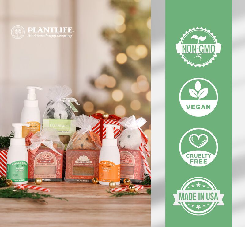 Plantlife Holiday Soap Travel Sampler Gift Set image number 3