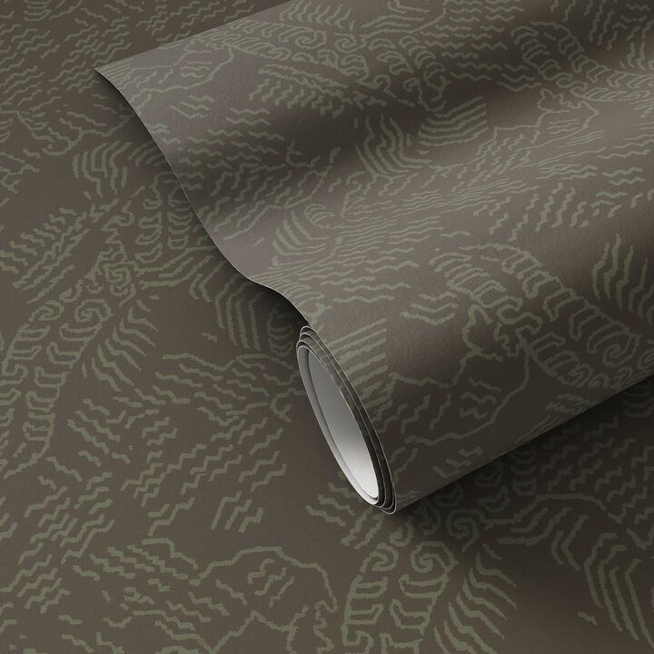 Balkan Wallpaper by Four Hands Art Studio - Balkan Olive Night I