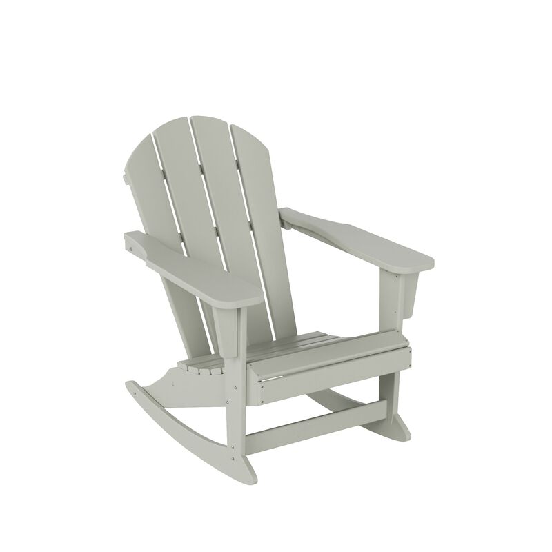 WestinTrends Outdoor Rocking Poly Adirondack Chair (Set Of 4)