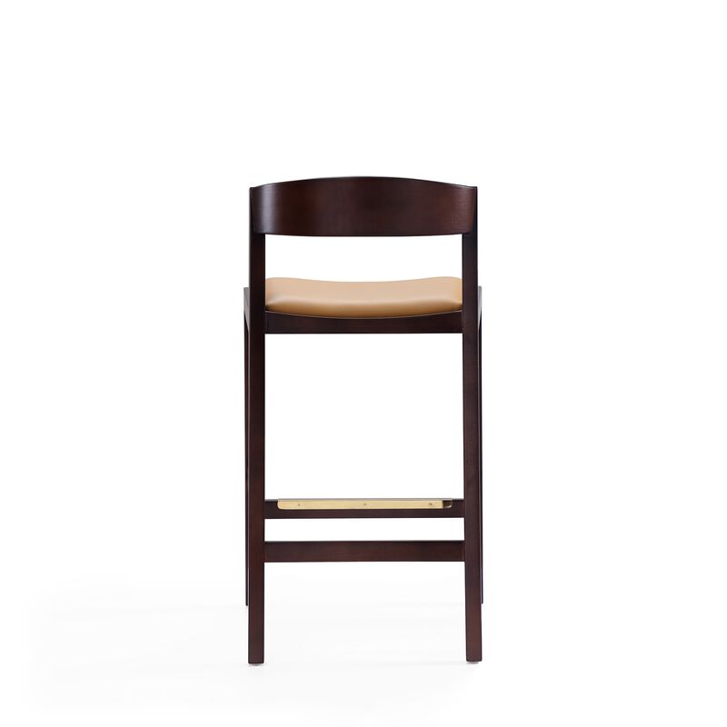 Klismos Tan Counter Stools (Set of 3)