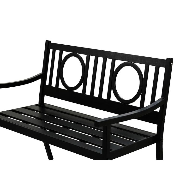 Carolina Living Gramercy Outdoor Bench - Black