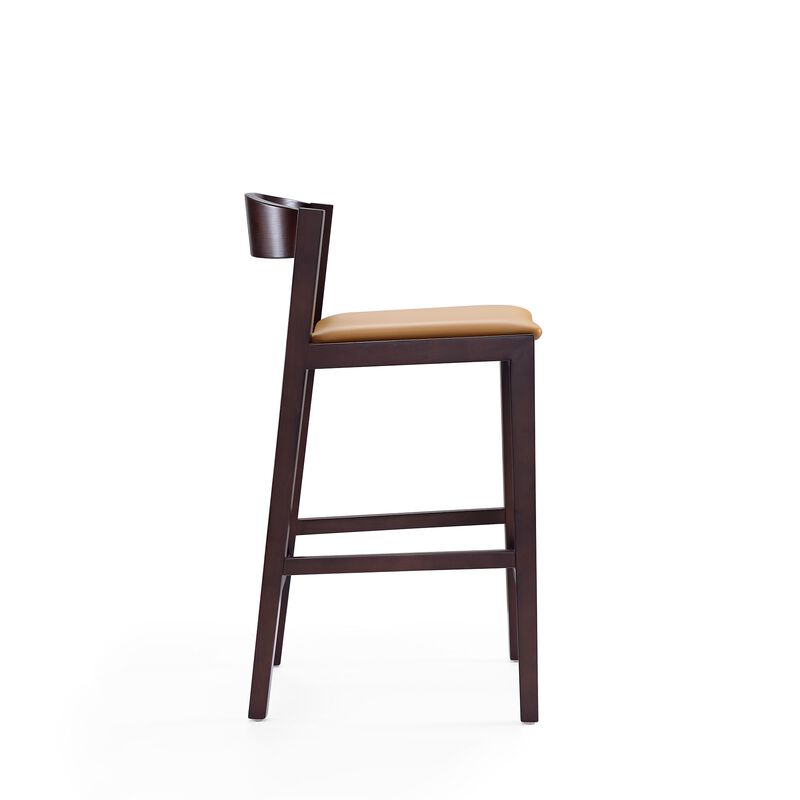 Klismos Tan Counter Stools (Set of 3)