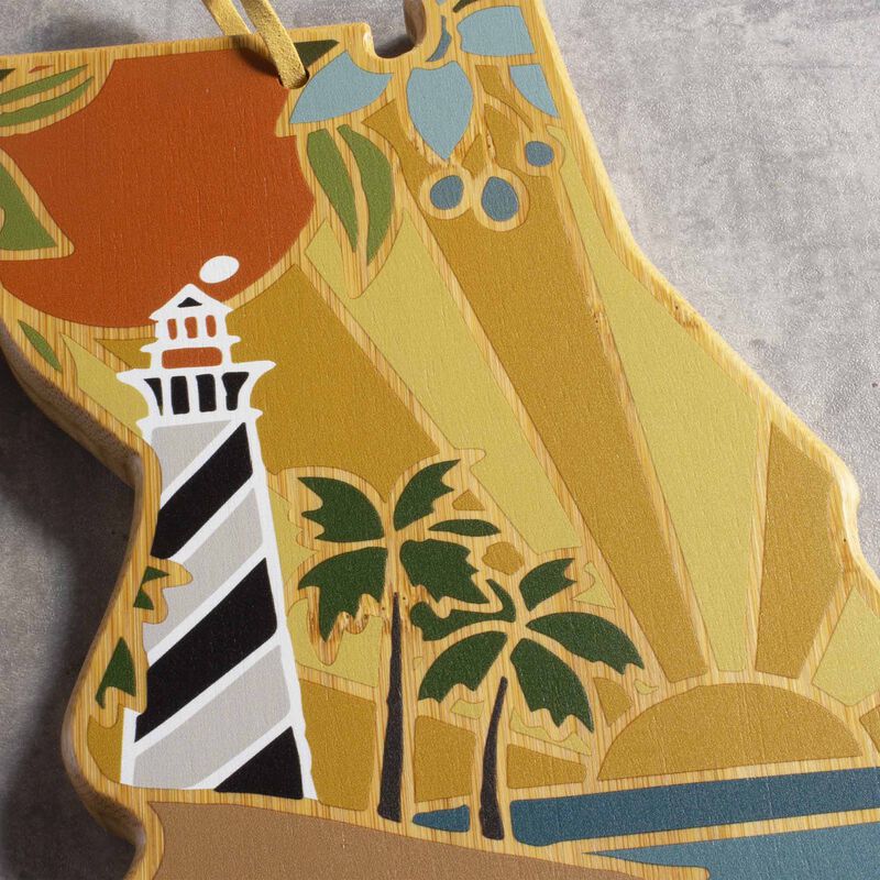 Florida Cutting Board with Artwork by Summer Stokes