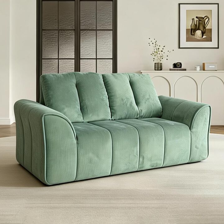 Prabap Chenille Loveseat Sofa