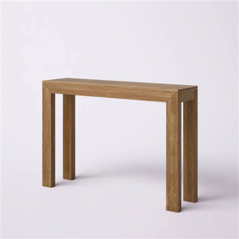 Solid Wood Modern Console Table – Sleek Sofa Table for Entryway or Living Room