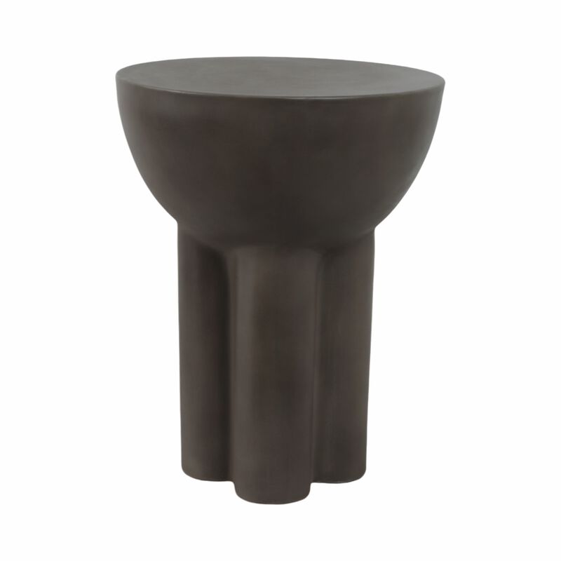 Huttonmoor Dark Grey Concrete Contemporary End Table image number 2