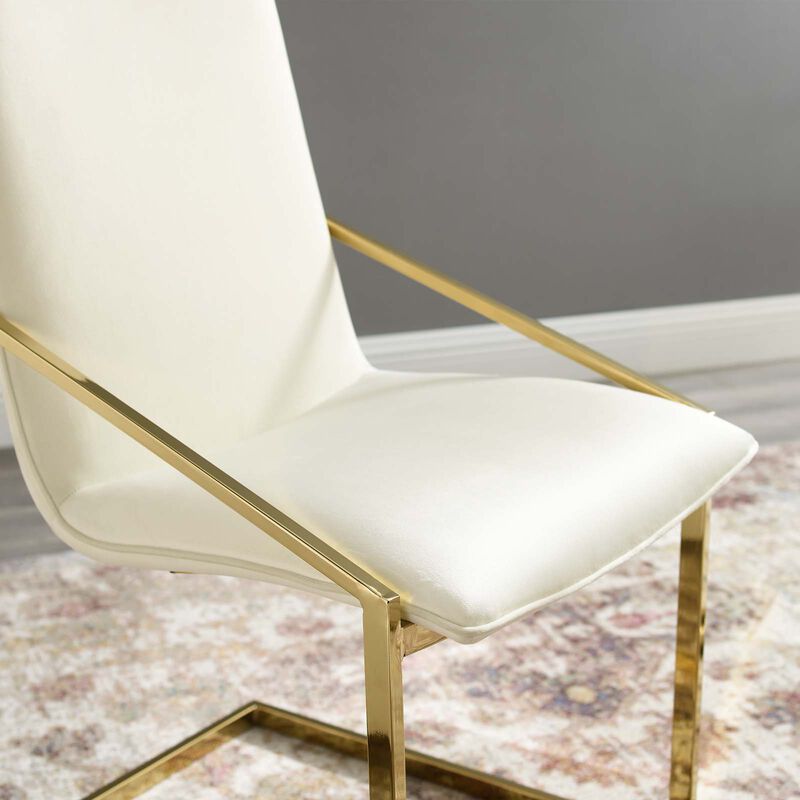 Pitch Performance Velvet Dining Armchair image number 6