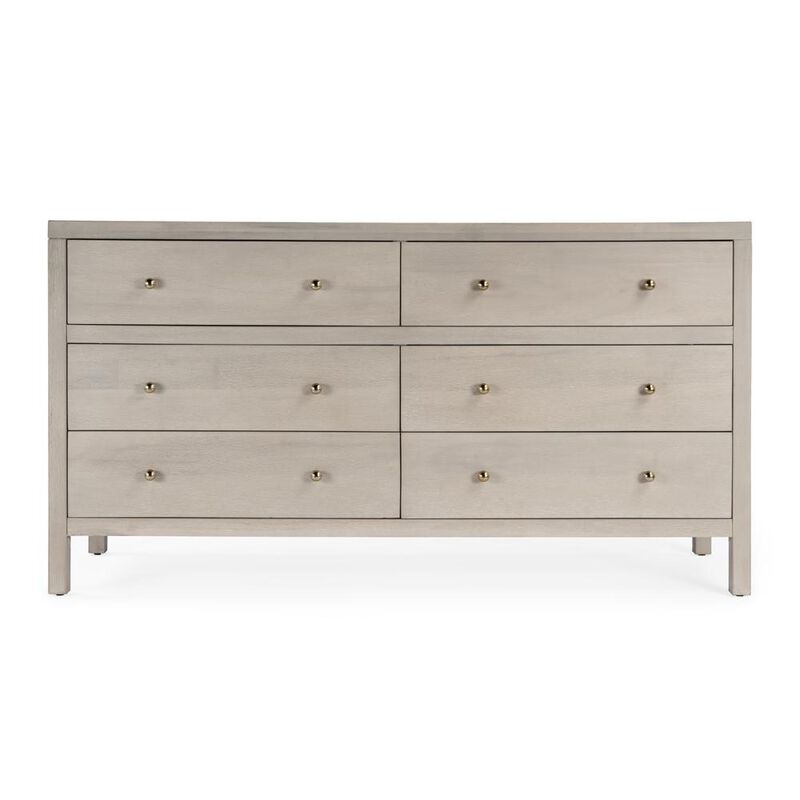 Butler Specialty Nora 6-Drawer Dresser, Taupe